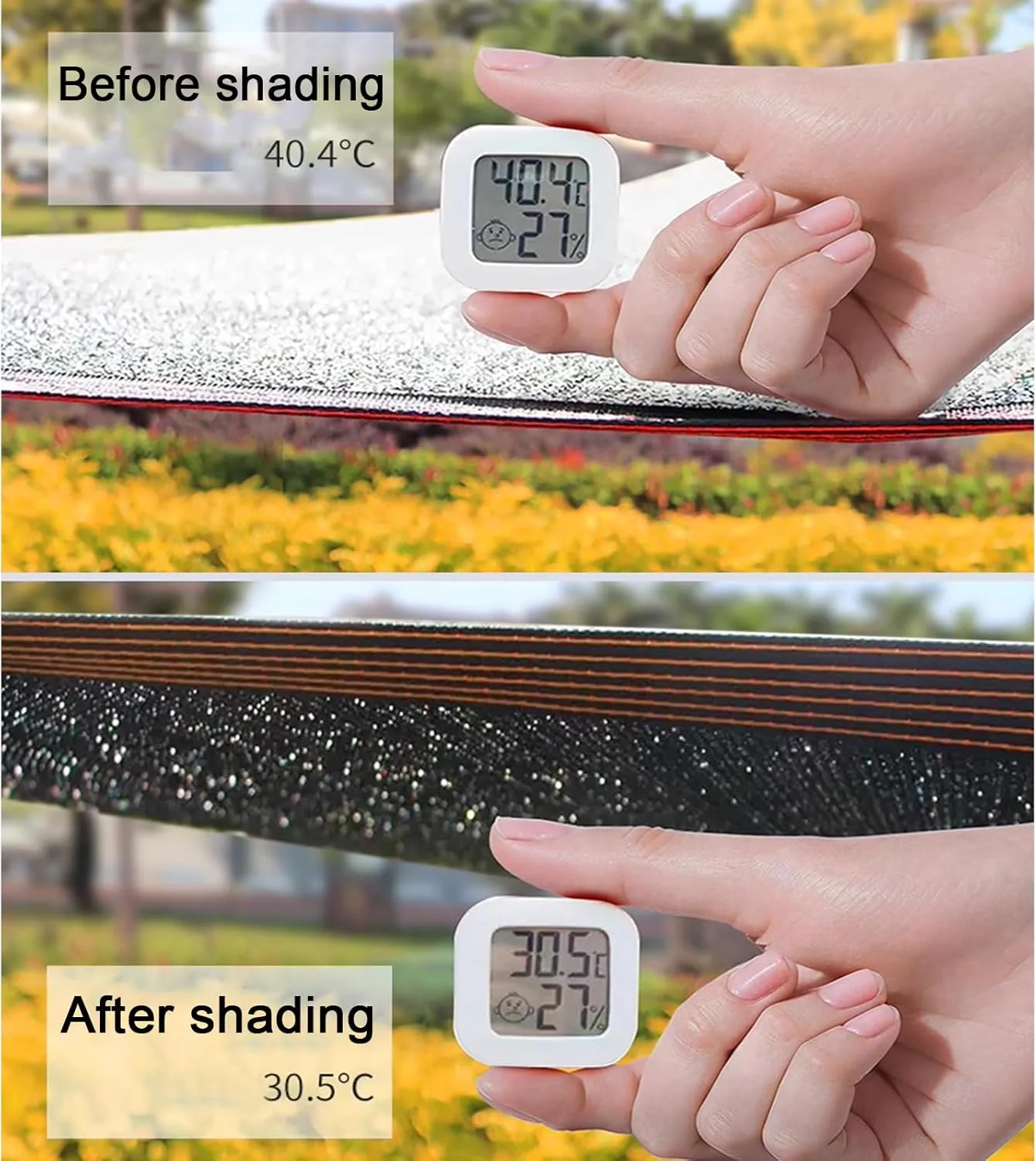 Customizable Shade Netting,Patio Shade Cloth,99% Uv Block Breathable Shade Tarp for Roof Garden Yard Greenhouse Plant Carport,Sunblock Shade Fabric with Grommets (6.6x18ft)