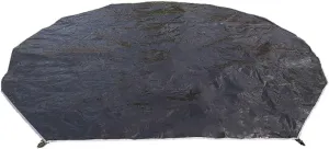 DANCHEL OUTDOOR Waterproof Bell Tent Footprint Round Tarp Camping Accessories, 3/4/5/6m Ground Sheet Black Tarp Canvas Yurt Tent Protector Floor