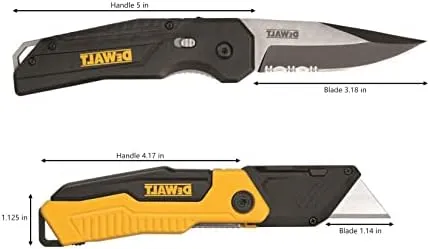 DEWALT Utility Knife and Pocket Knife 2-Piece sets (2knifes),(Utility-Pocket)