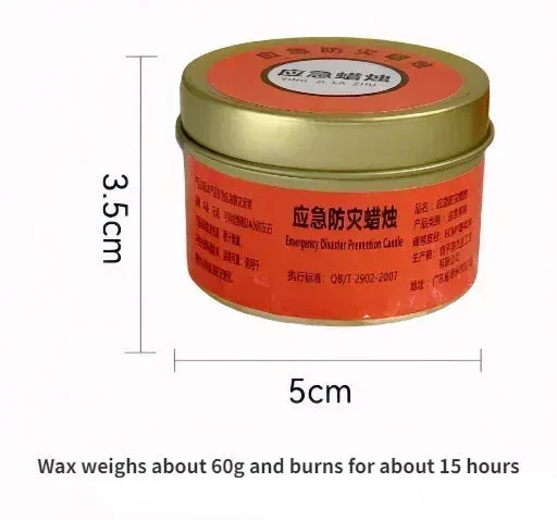 Disaster Prevention Emergency Power Outage Lighting Lights Household Outdoor Waterproof Windproof Odorless Candle Lights Heating