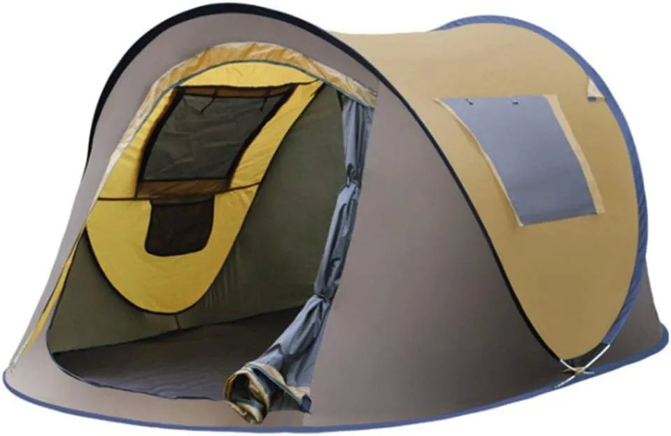 Dome Light Camping Tent Pop Up Instant Family Camping Tent Portable Uv Protected Shelter with Carrybag for Backpacking Picnic Fishing Beach Outdoor Indoor Portable Tent