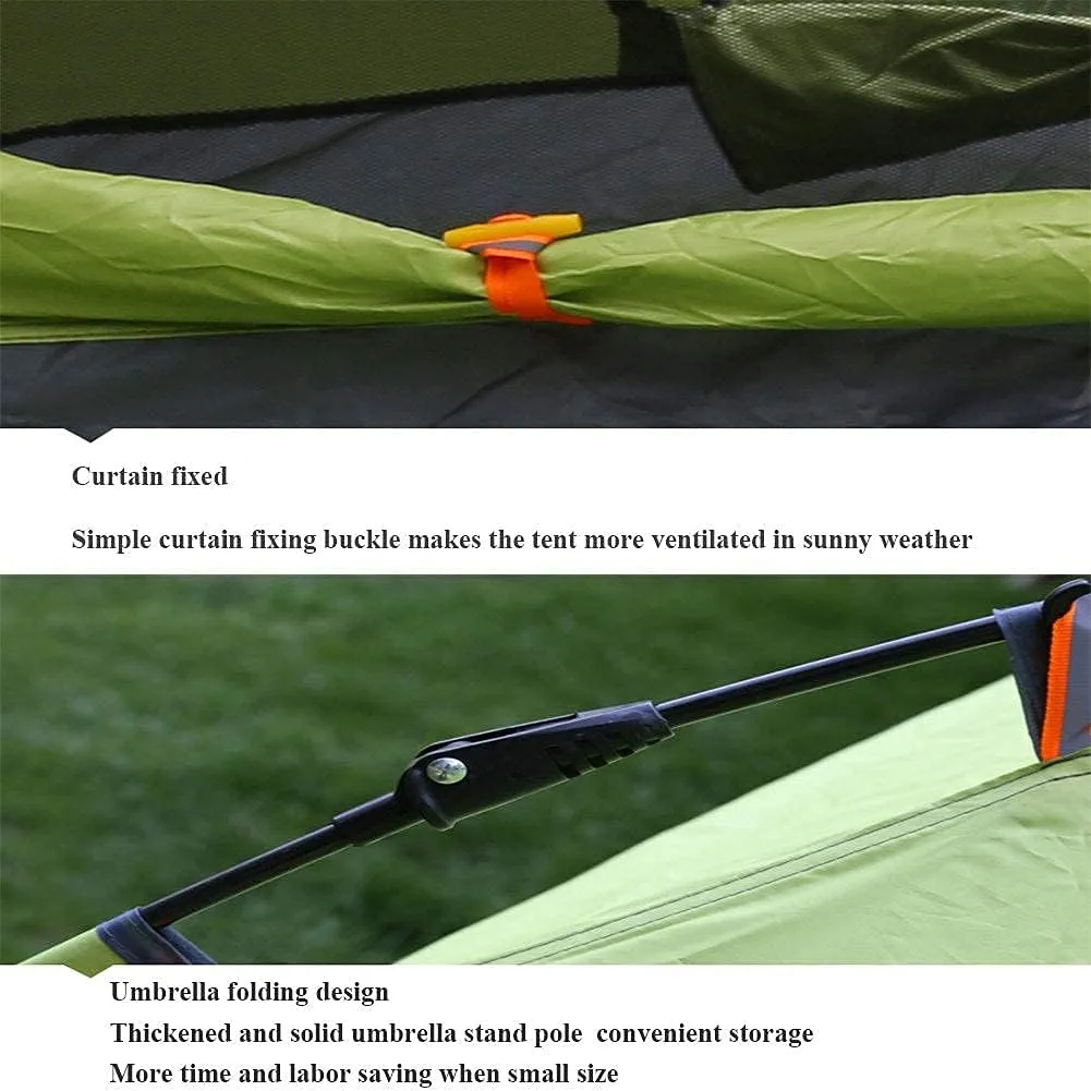 Double Automatic Tent Speed Open Shade Fake Double-Layer Tent Beach Camping Tent UV Protection Function Awning,2