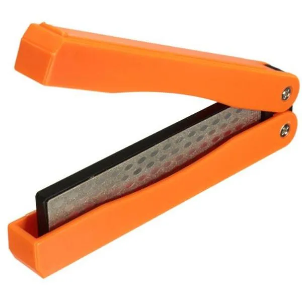 Double Sided Folded Pocket Sharpener Diamond Knife Sharpening Outdoor
