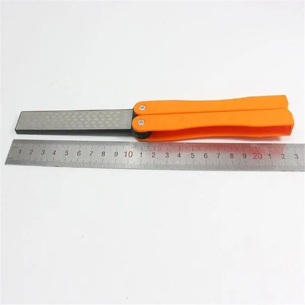 Double Sided Folded Pocket Sharpener Diamond Knife Sharpening Outdoor