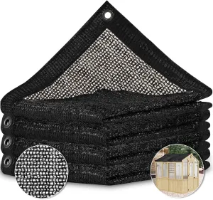 EAGLE PEAK 50 Percent UV Protection Plant Shade Cloth Black Tarp for EAGLE PEAK 6.7x7.8x7.7 ft Wood Greenhouse, Black