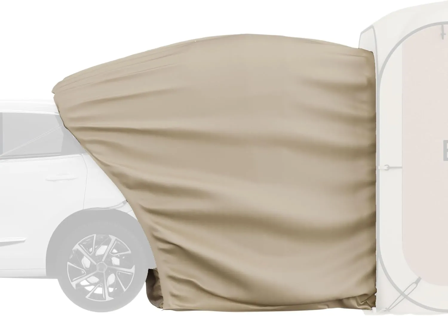East Oak SUV Tailgate Tent Extension | Camping Shade for SUV, Truck & Hatchback | Windproof & Waterproof Canopy for Outdoor Adventures | Designed for 12x12 FT East Oak Camping Tent