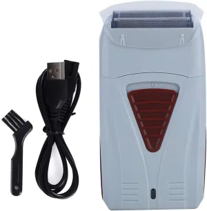 Electric Foil Shavers, Cordless Metal Double Foil Shaver Multifunctional 2 in 1 Foil Trimmer Shaving Machine Clippers for Hair Cutting