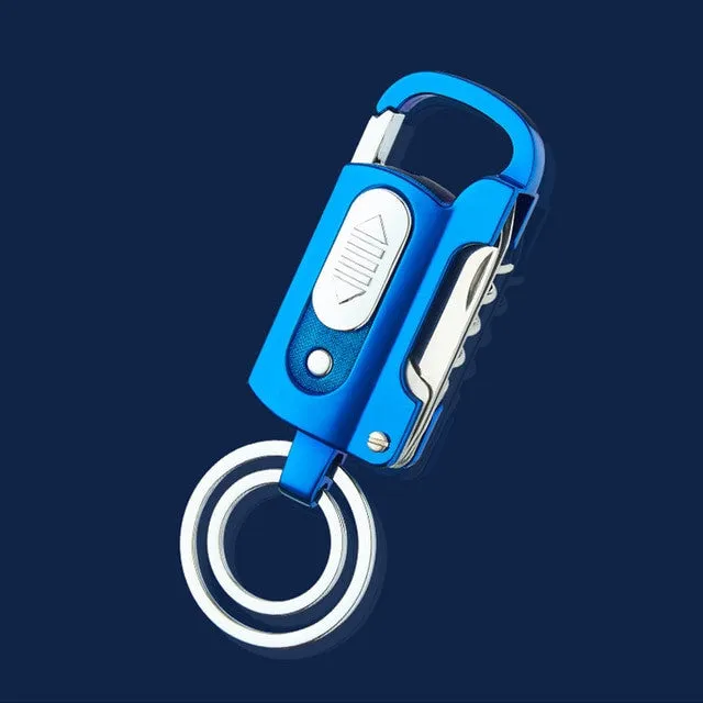 Electronic Lighter Keychain Wine