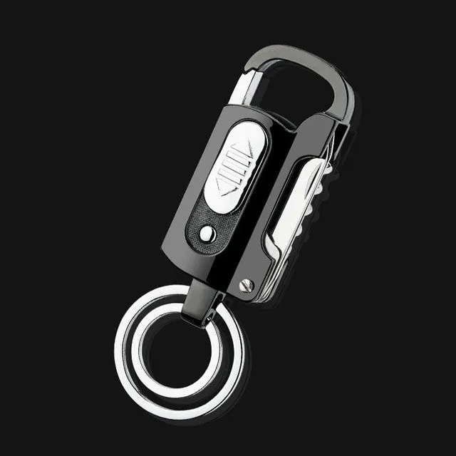 Electronic Lighter Keychain Wine