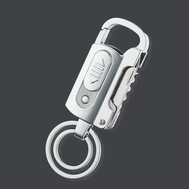 Electronic Lighter Keychain Wine