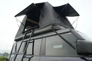 ESPIDOO Foldable Inflatable Roof Top Tent: 2-3 Person Amphibious Camping Shelter - Quick Setup Oxford Fabric for SUV & Truck - Outdoor Glamping & Self-Driving Tours