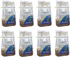 Exhale Homegrown CO2 365 - Self-Activated Bag for Grow Rooms & Tents - Great for Indoor Grow Rooms - CO2 for Grow Tents - 4lbs. (8 Pack)