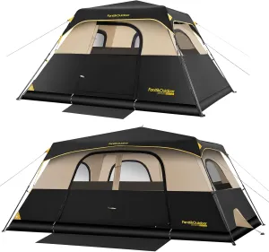 FanttikOutdoor Zeta C6 Pro & C10 Pro Instant Cabin Tent 4 Person Camping Tent