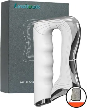 Fascia Knife Multifunctional Massage Tool, ElectricFascia Knife, Muscle Relaxationelectric Fascia Knife Scraper for Fascial Massager, Applicable to The Whole Body, White