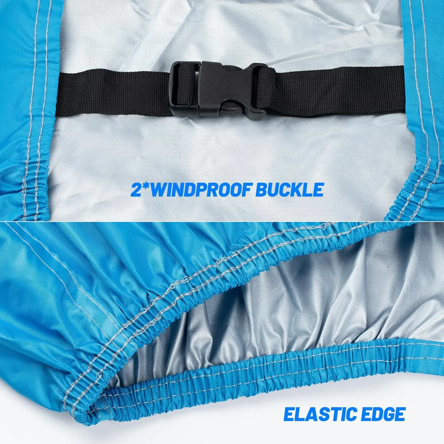 Favoto Bike Cover Waterproof Outdoor Bicycle Cover Thicken Oxford 29 Inch Windproof UV Snow Rustproof with Lock Hole Storage Bag for Mountain Road Bike City Bike Beach Cruiser Bike, Blue