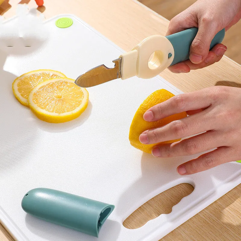 Five-in-one Multifunctional Double-headed Fruit Knife Camping