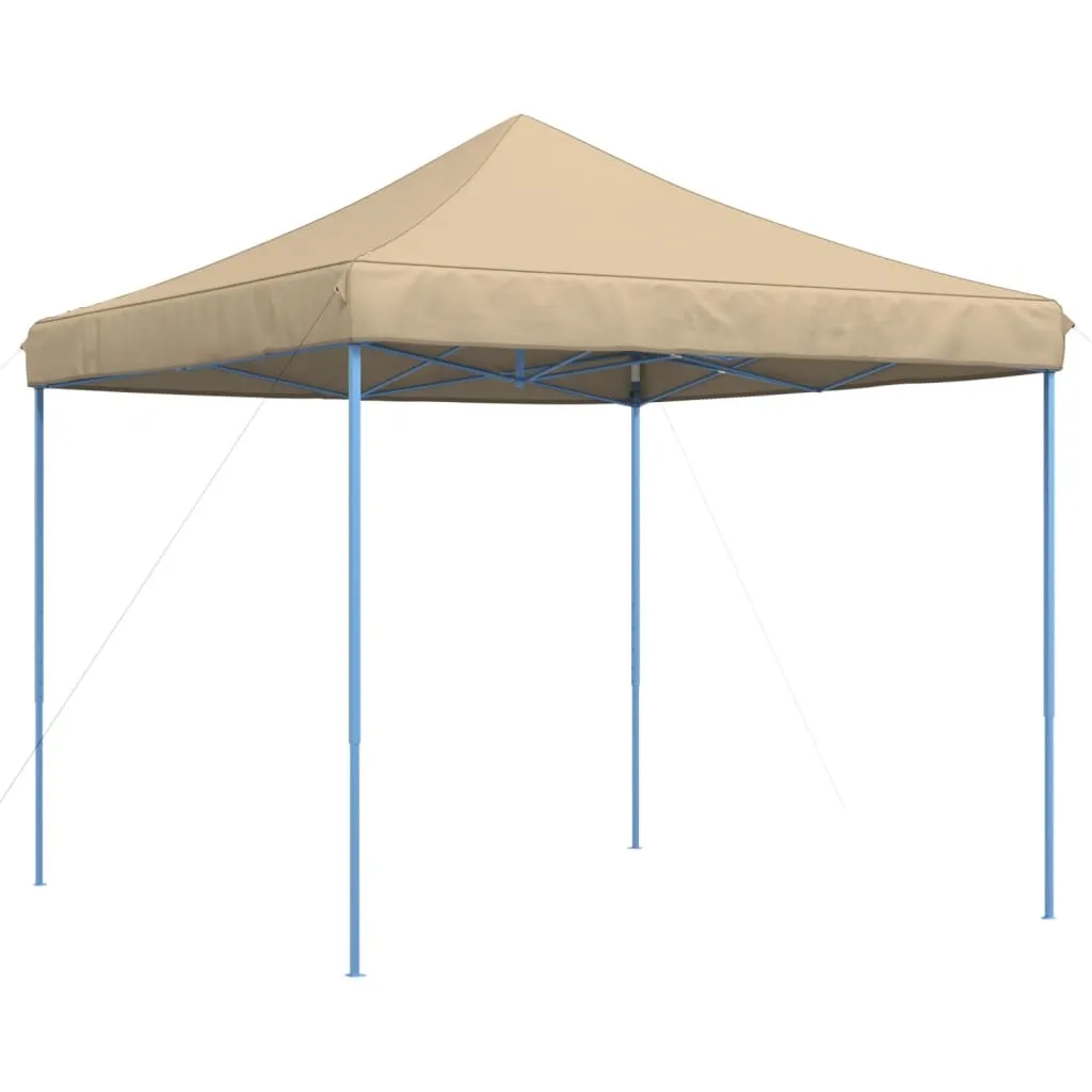 Foldable Party Tent Pop-Up Beige 292x292x315 cm