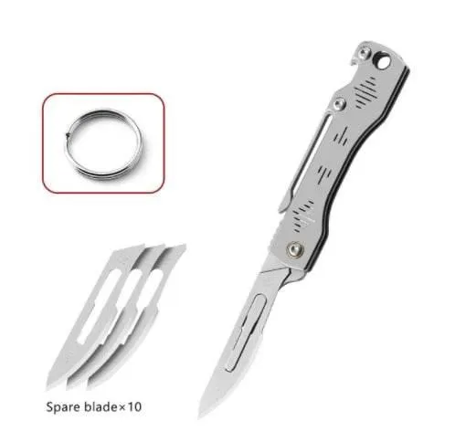 Folding Camping Knife - Stainless Steel Outdoor Tool