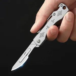 Folding Camping Knife - Stainless Steel Outdoor Tool