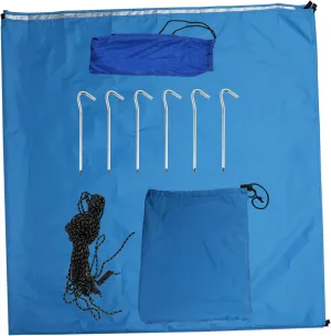 GALPADA 6 Nail Set Included Waterproof Tent Cover Sun Shelter Camping Tarp for Family