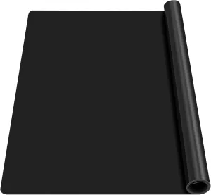 Gartful Extra Large Silicone Mats for Crafts, 35.4 x 23.6 inch Silicone Sheet, 1.8mm Thick Silicone Pad for Jewelry Casting Resin Mold, Nonstick Placemat, Countertop Protector, Counter Table, Black