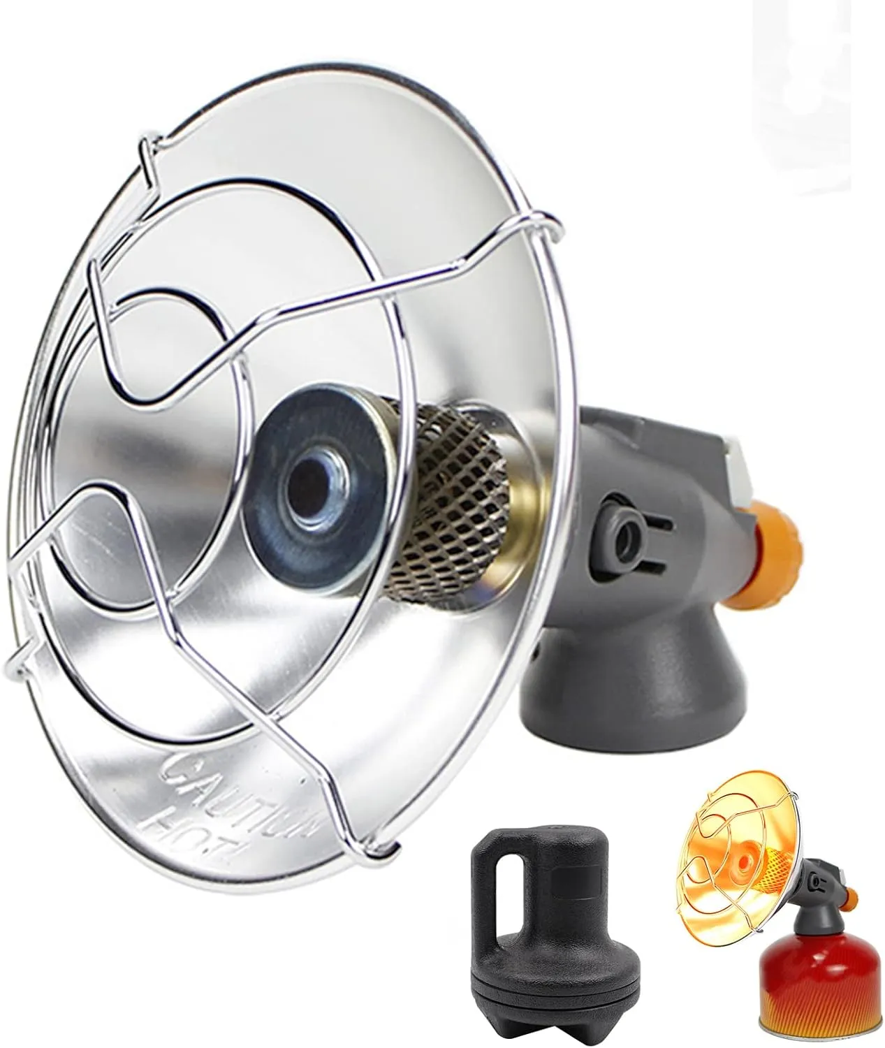 GEERTOP Portable Mini Camping Heater Outdoor Propane Gas Heating Stove for Hiking Backpacking Ice Fishing Travel