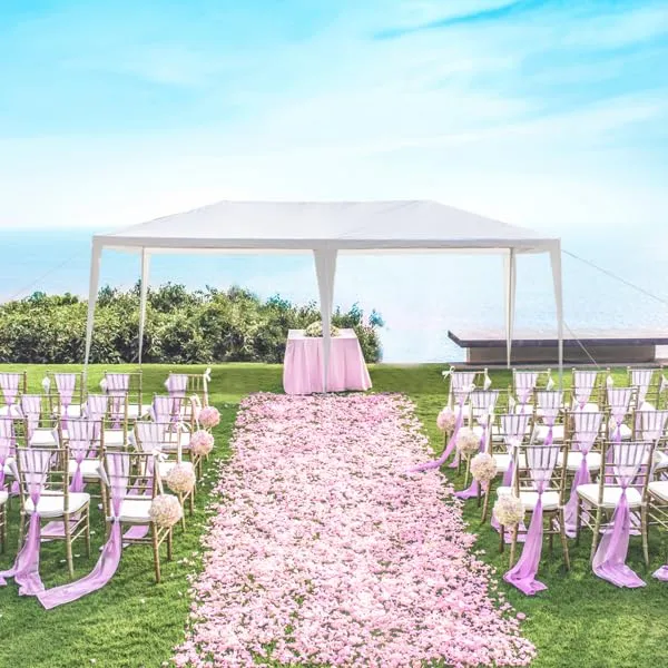 Generic 10/20/30ft Party Tent Wedding Patio Gazebo Outdoor Carport Canopy Shade with/Without Side Removable Walls, Party Wedding BBQ Events Tent (White,10x20ft (no Wall))