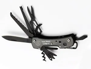 Grand Master Blue Lodge Pocket Knife - Multifunctional