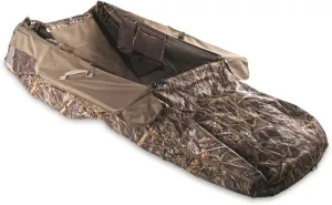 Guide Gear Layout Ground Blind, Camo Tent for Waterfowl, Duck, Turkey Hunting RT Max-7