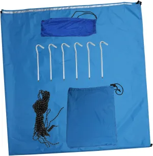 Hammock Tarp Tent Footprint Ultra-Light Polyester for People Uv Ground Cloth for Outdoor Activities