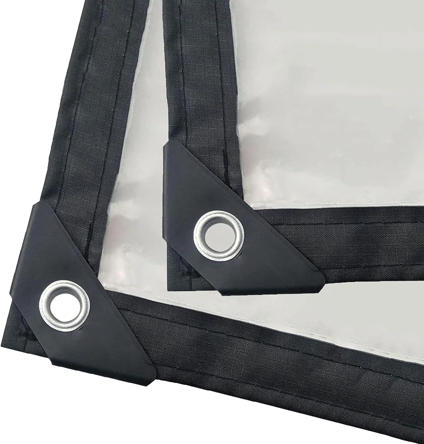 Heavy Duty Dustproof Waterproof, 130g/m² Tarp Cover with Grommets Anti-Aging Insulation PE Plastic Emergency Rain Shelter Rainproof Tarpaulin for Garden Furniture(6x3m/19.8'x9.9')