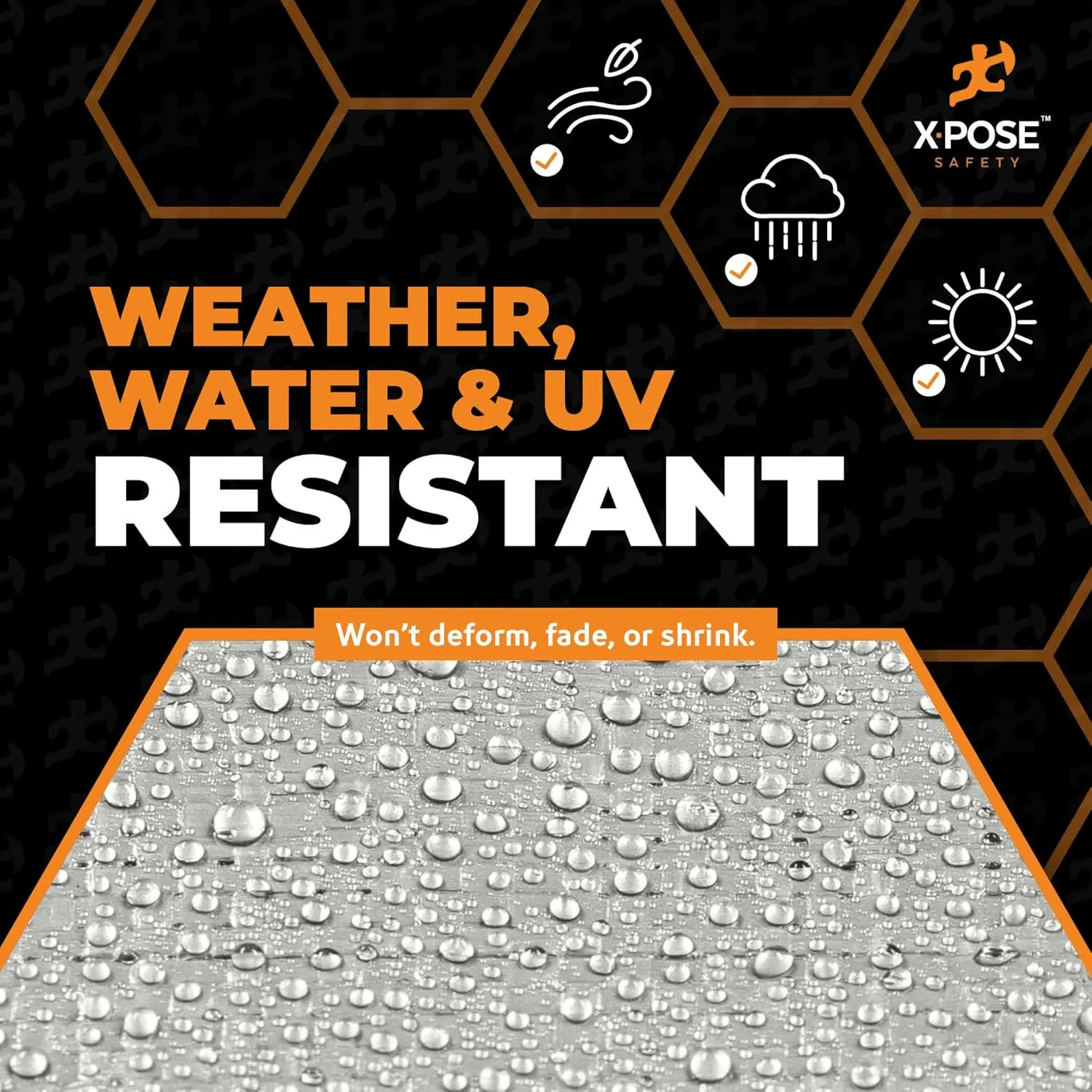 Heavy Duty Silver Poly Tarp 6' X 10' - Multipurpose Protective Cover - Durable, Waterproof, Weather Proof, Rip and Tear Resistant - Extra Thick 12 Mil Polyethylene - by Xpose Safety