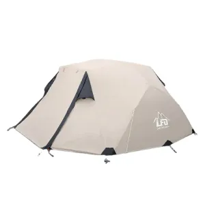 Hewolf 2 Person Camping Tent - Tan