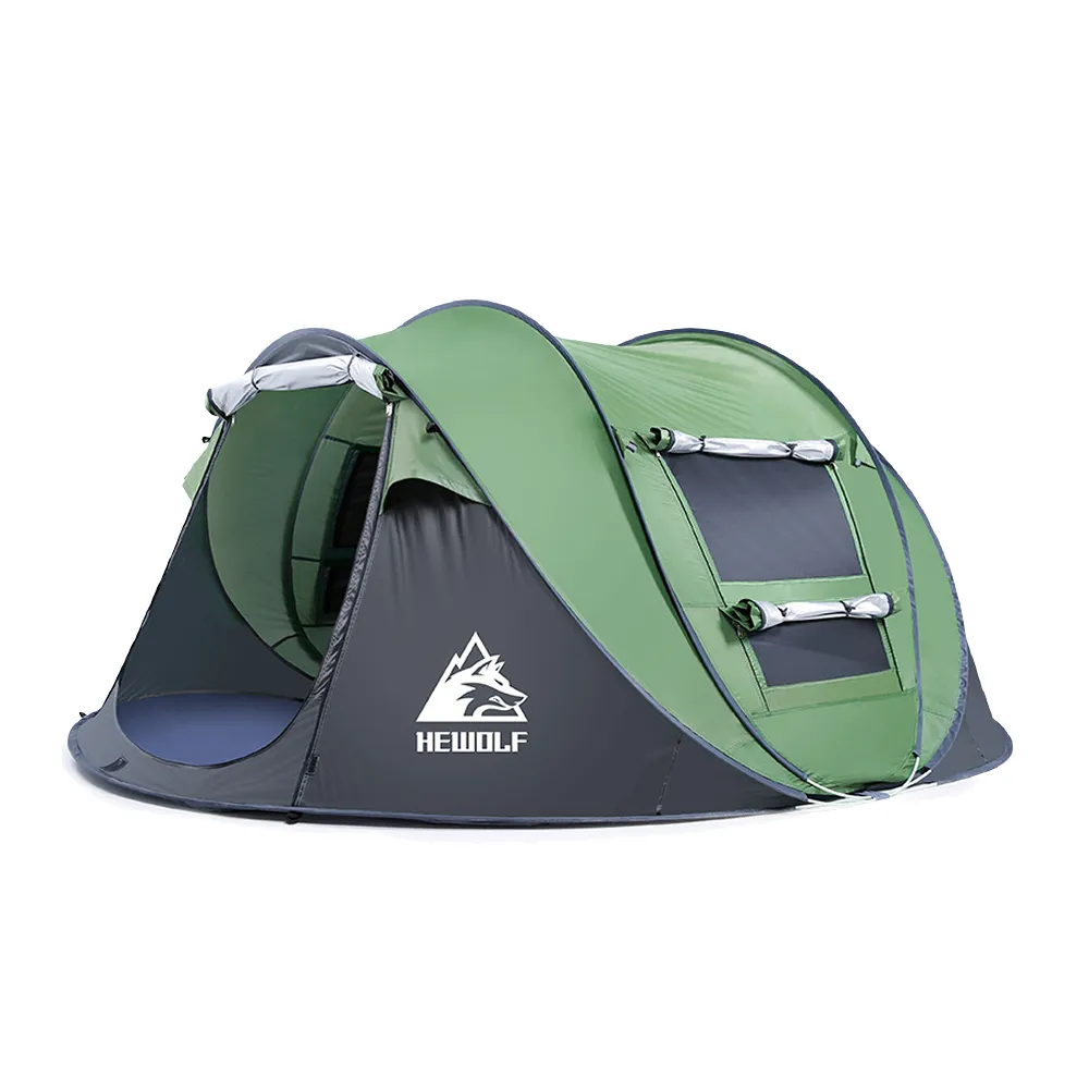 Hewolf Quick Tent 3-4 Person - Green