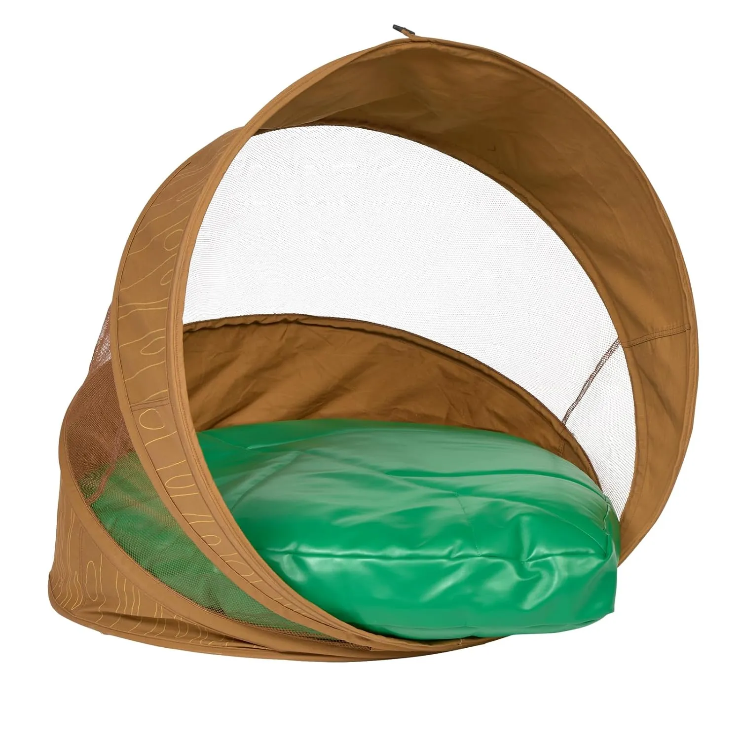 Hideaway Log Chair with Cushion by Environments, Portable Pop-Up Woodland Play Tent, Kids Retreat for Calming Space, Perfect for Quiet Time and Reading