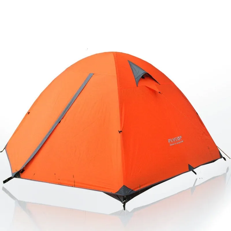 High quality double layer aluminum rod three person waterproof camping tent