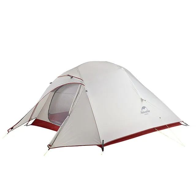 HikingTent Nylon Waterproof 3 Camping For 20D Series Cloud Naturehike Super savings Wind-proof Up NH18T030-T Best price Person Tent Ultralight