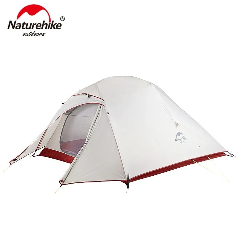HikingTent Nylon Waterproof 3 Camping For 20D Series Cloud Naturehike Super savings Wind-proof Up NH18T030-T Best price Person Tent Ultralight