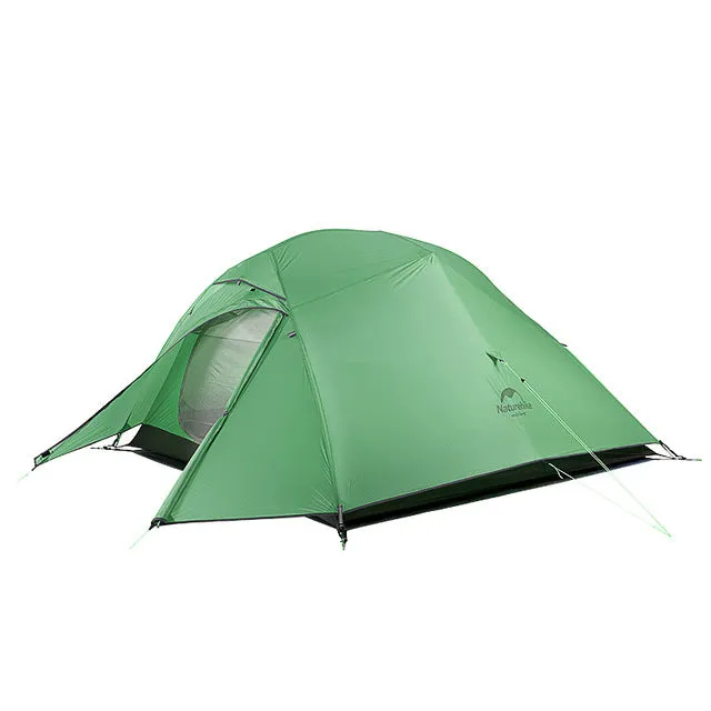 HikingTent Nylon Waterproof 3 Camping For 20D Series Cloud Naturehike Super savings Wind-proof Up NH18T030-T Best price Person Tent Ultralight
