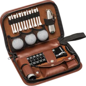 HIRQUITICKE Golf Gift Sets for Men & Women - Golf Accessories Set with Case, Golf Balls, Rangefinder, Golf Tees, Brush, Multifunctional Divot Knife, Scorer, Golf Ball Clamp