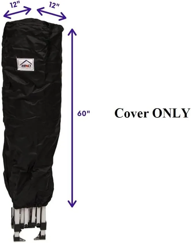 Impact Canopy 10-Foot Pop-Up Canopy Tent Dust Cover, Black