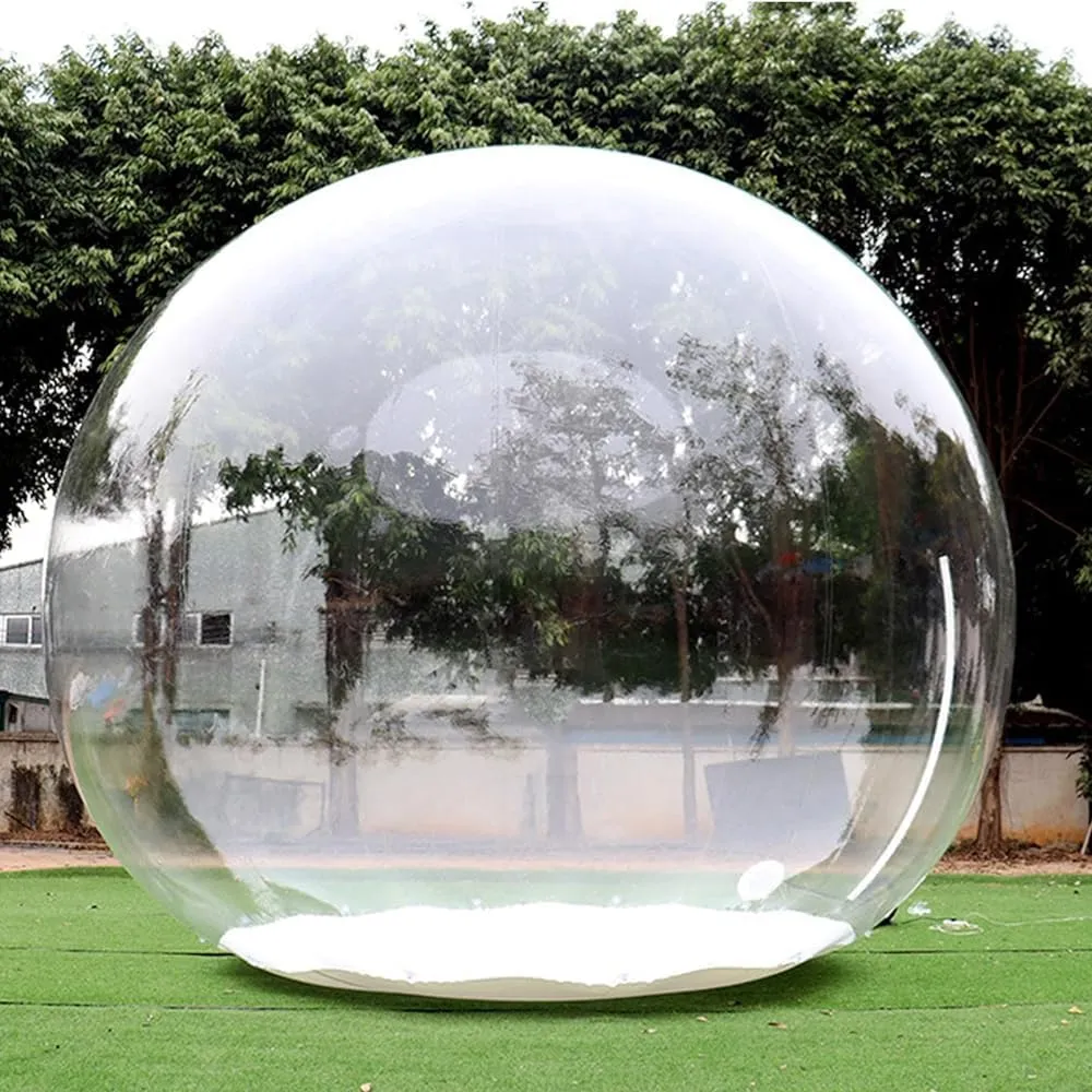 Inflatable Bubble Camping Tent, Outdoor Rainproof Transparent Dome Bubble House Family Backyard Stargazing Outdoor Camping Bubble Tent(Size:5m 16.4feet)