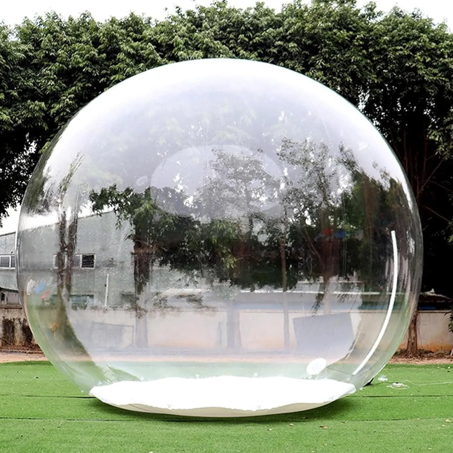 Inflatable Bubble Camping Tent, Outdoor Rainproof Transparent Dome Bubble House, Family Stargazing Outdoor Camping Bubble Tent,110v-13ft