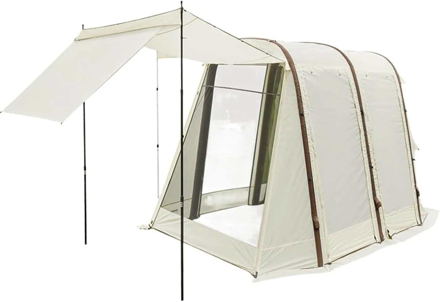 Inflatable Tent Outdoor Thickened Camping Equipment Windproof and Rainproof Two Rooms and One Living Room Large Space