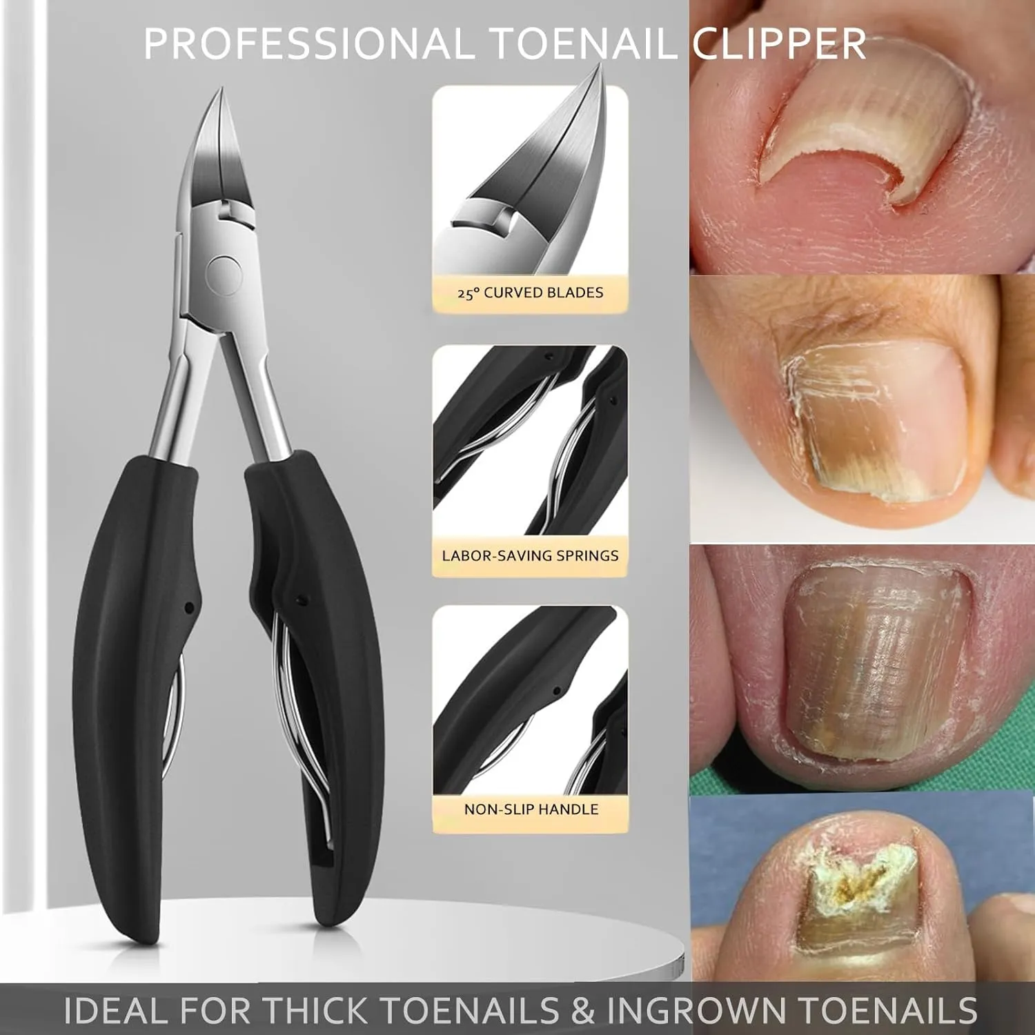 Ingrown Toenail Clipper Nail Cutter Pedicure Knife Thick Nail Clipper Senior Callus Remover Tools Men Women