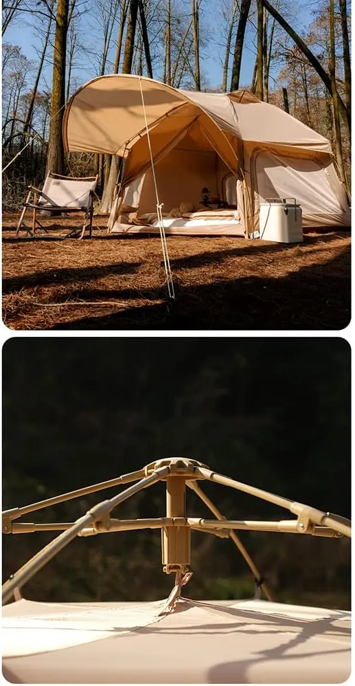 Instant Camping Tent - Automatic Tent for 5-8 Persons, Waterproof, Windproof, Family Tent with Rain Roof, Easy Setup for Camping, Hiking, Alp