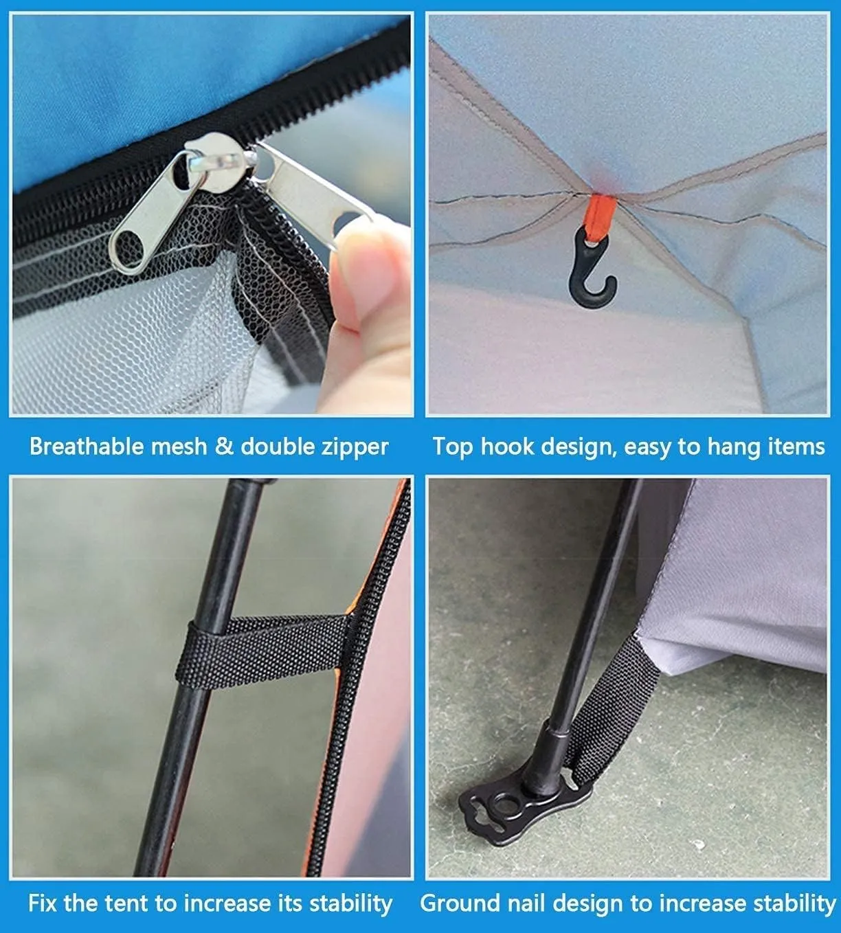 Instant Pop Up Tent,Family Camping Tent 4-7 Person Portable Tent Automatic Tent Waterproof Windproof for Camping ng Mountaineering