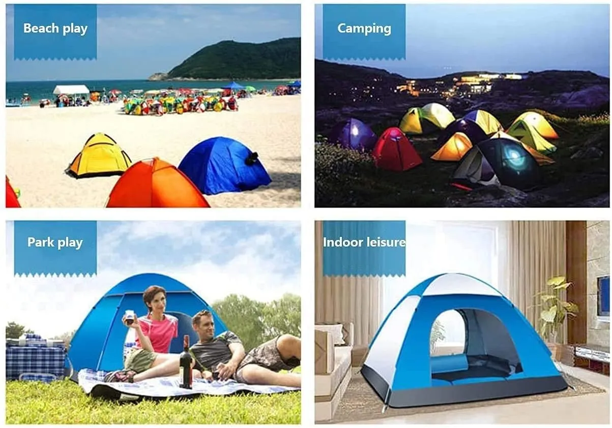 Instant Pop Up Tent,Family Camping Tent 4-7 Person Portable Tent Automatic Tent Waterproof Windproof for Camping ng Mountaineering