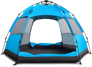 Instant Pop Up Tent,Family Camping Tent 4-7 Person Portable Tent Automatic Tent Waterproof Windproof for Camping ng Mountaineering