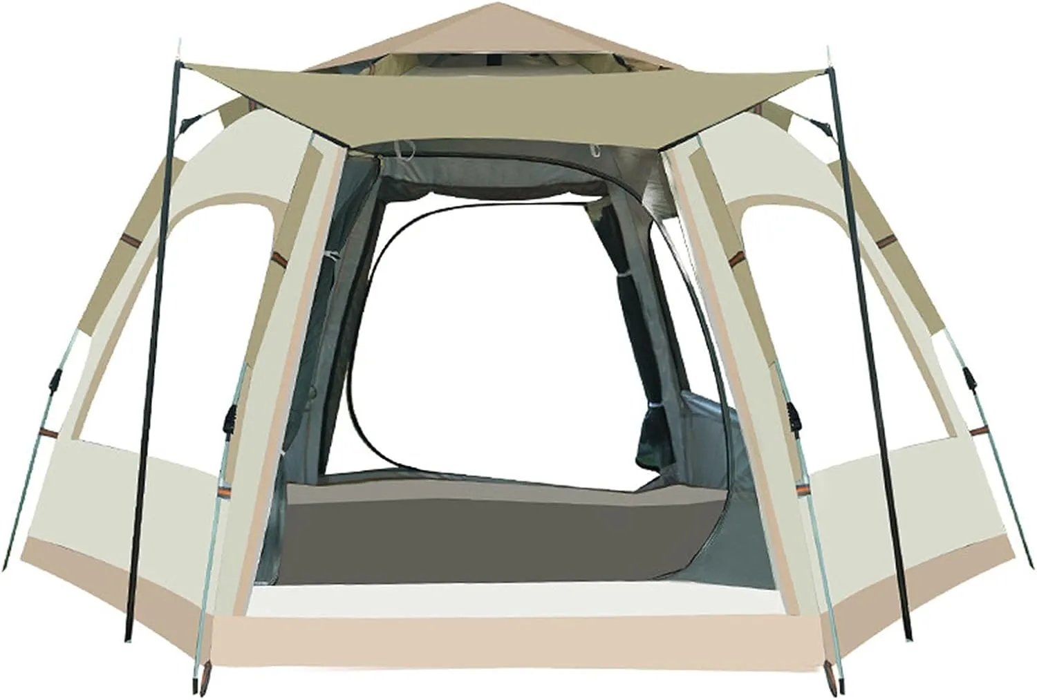 Instant Pop Up Tent,Portable Waterproof Automatic Family Camping Tent with UV Protection, Easy Set Up Cabin for Camping, Hiking, and Mountaineering